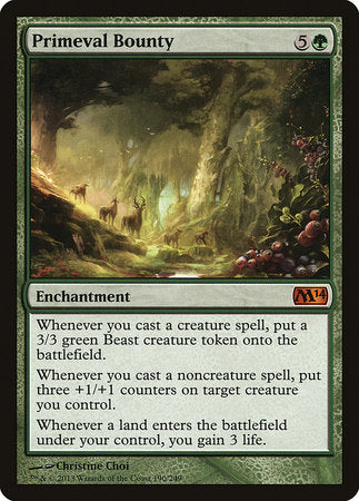 Primeval Bounty [Magic 2014] | Cracking-Singles