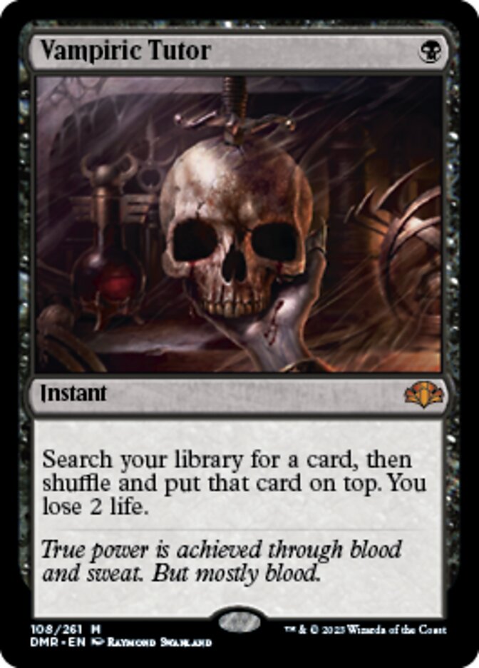 Vampiric Tutor [Dominaria Remastered] | Cracking-Singles