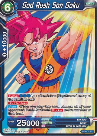 God Rush Son Goku (Starter Deck - The Awakening) [SD1-02] | Cracking-Singles