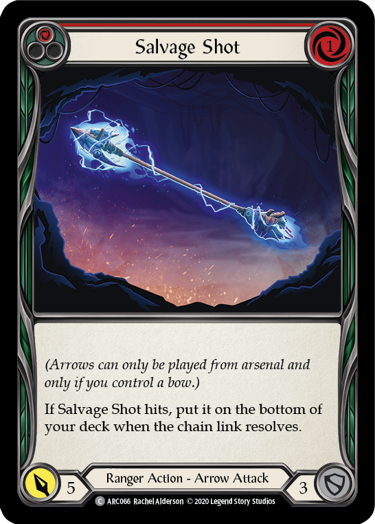 Salvage Shot (Red) [ARC066] Unlimited Edition Rainbow Foil | Cracking-Singles