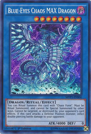 Blue-Eyes Chaos MAX Dragon [MVP1-ENS04] Secret Rare | Cracking-Singles