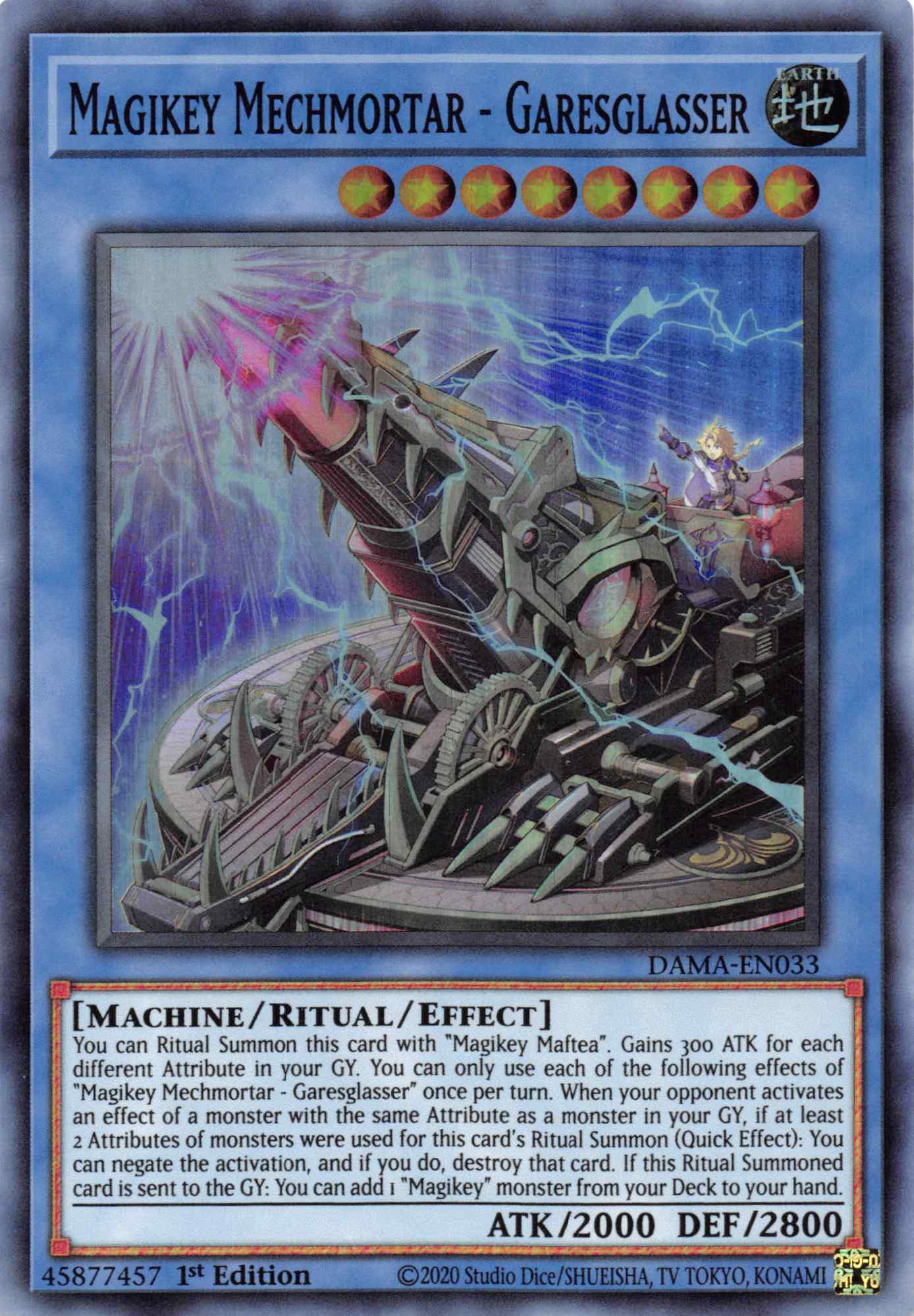 Magikey Mechmortar - Garesglasser [DAMA-EN033] Super Rare | Cracking-Singles