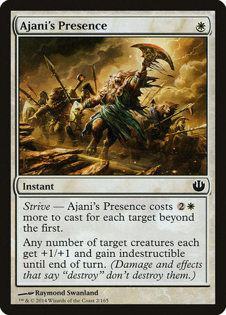 Ajani's Presence [Journey into Nyx] | Cracking-Singles