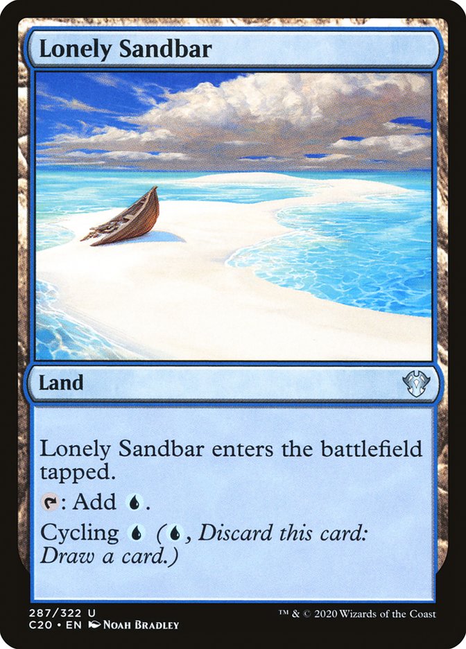 Lonely Sandbar [Commander 2020] | Cracking-Singles