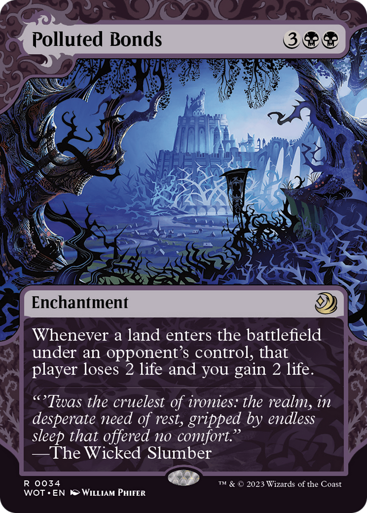 Polluted Bonds [Wilds of Eldraine: Enchanting Tales] | Cracking-Singles