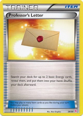 Professor's Letter (28/30) [XY: Trainer Kit - Sylveon] | Cracking-Singles