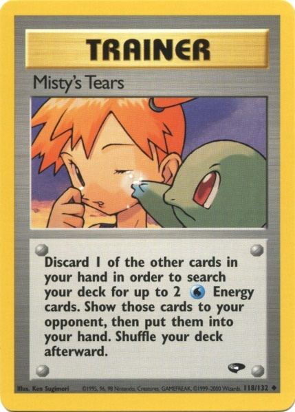 Misty's Tears (118/132) [Gym Challenge Unlimited] | Cracking-Singles