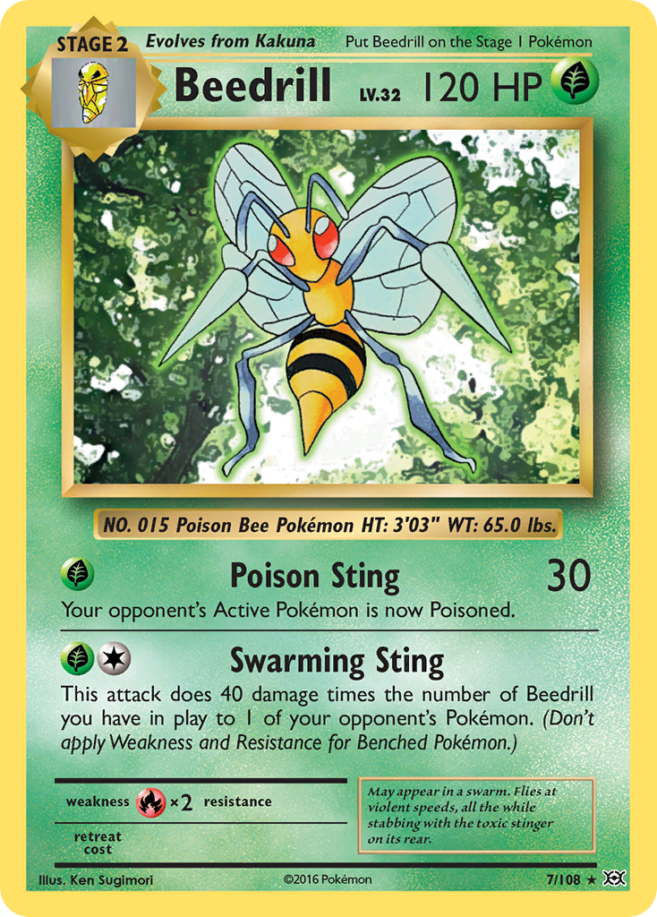 Beedrill (7/108) [XY: Evolutions] | Cracking-Singles