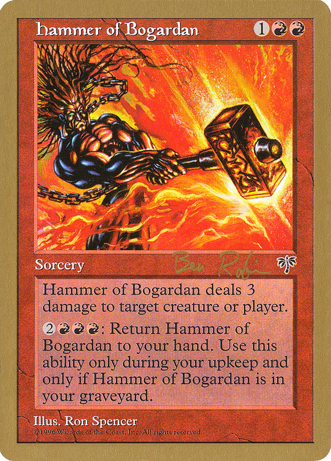 Hammer of Bogardan (Ben Rubin) [World Championship Decks 1998] | Cracking-Singles