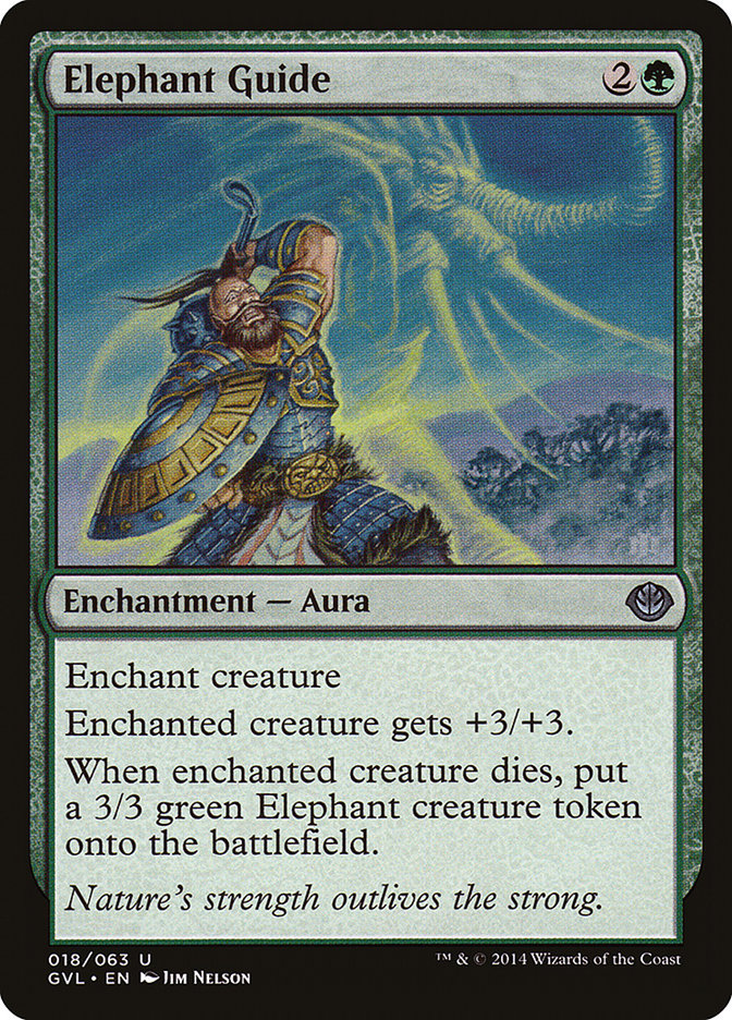 Elephant Guide (Garruk vs. Liliana) [Duel Decks Anthology] | Cracking-Singles