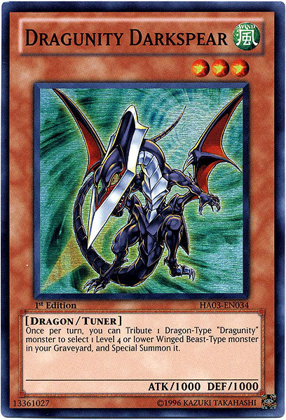 Dragunity Darkspear [HA03-EN034] Super Rare | Cracking-Singles