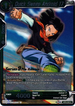 Quick Sweep Android 17 [BT9-045] | Cracking-Singles