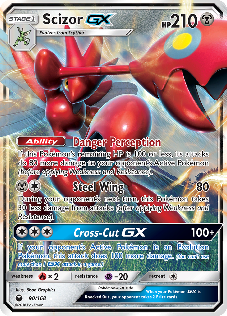 Scizor GX (90/168) [Sun & Moon: Celestial Storm] | Cracking-Singles