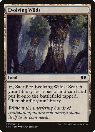 Evolving Wilds [Commander 2015] | Cracking-Singles