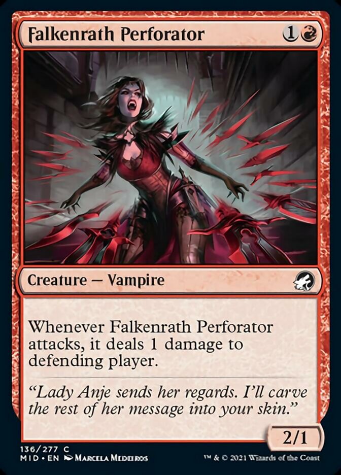 Falkenrath Perforator [Innistrad: Midnight Hunt] | Cracking-Singles