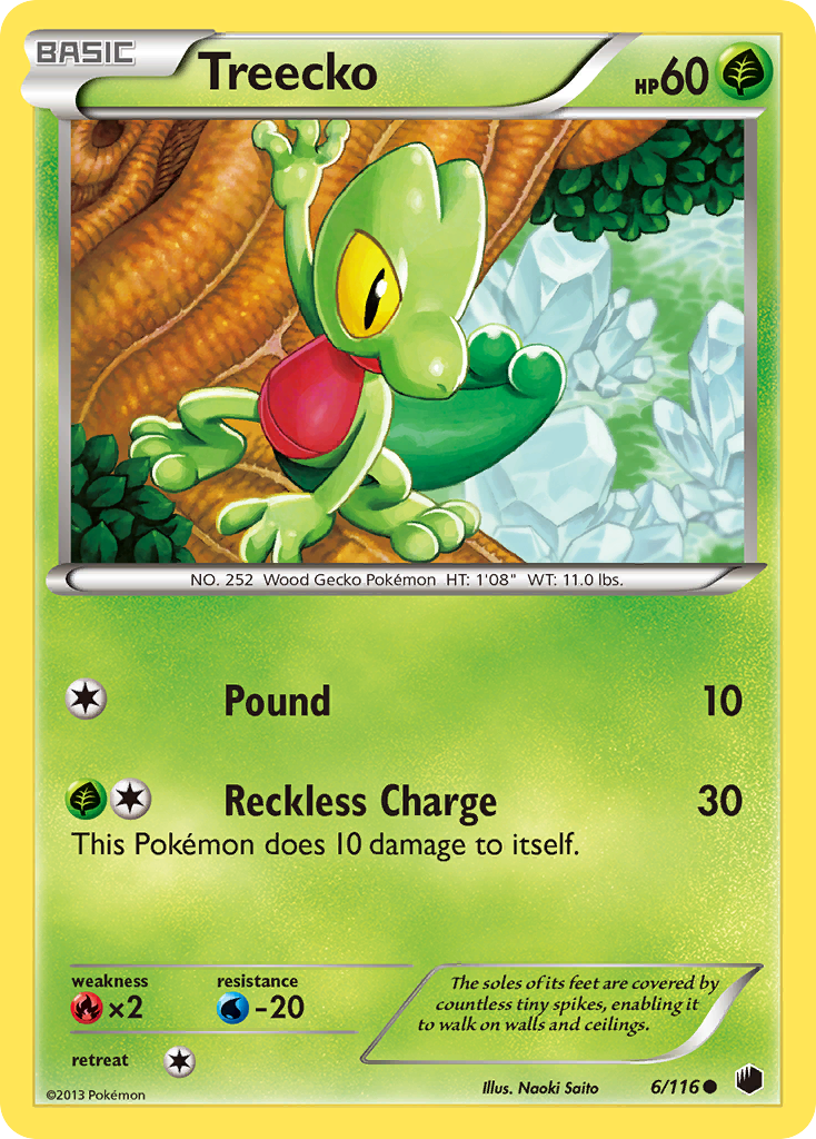 Treecko (6/116) [Black & White: Plasma Freeze] | Cracking-Singles