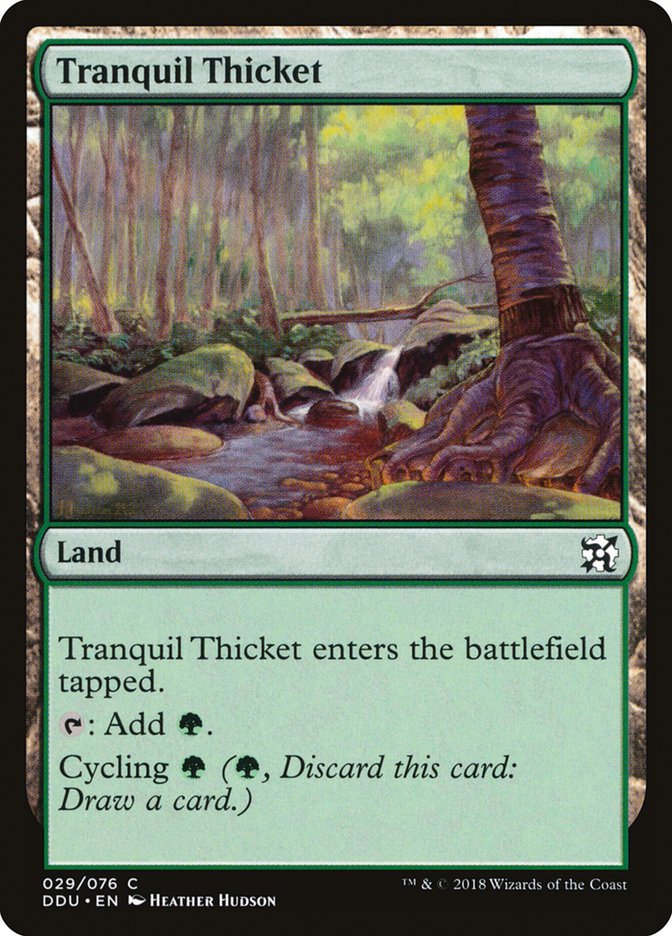 Tranquil Thicket [Duel Decks: Elves vs. Inventors] | Cracking-Singles