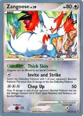 Zangoose LV.29 (66/127) (Queengar - Jason Martinez) [World Championships 2009] | Cracking-Singles