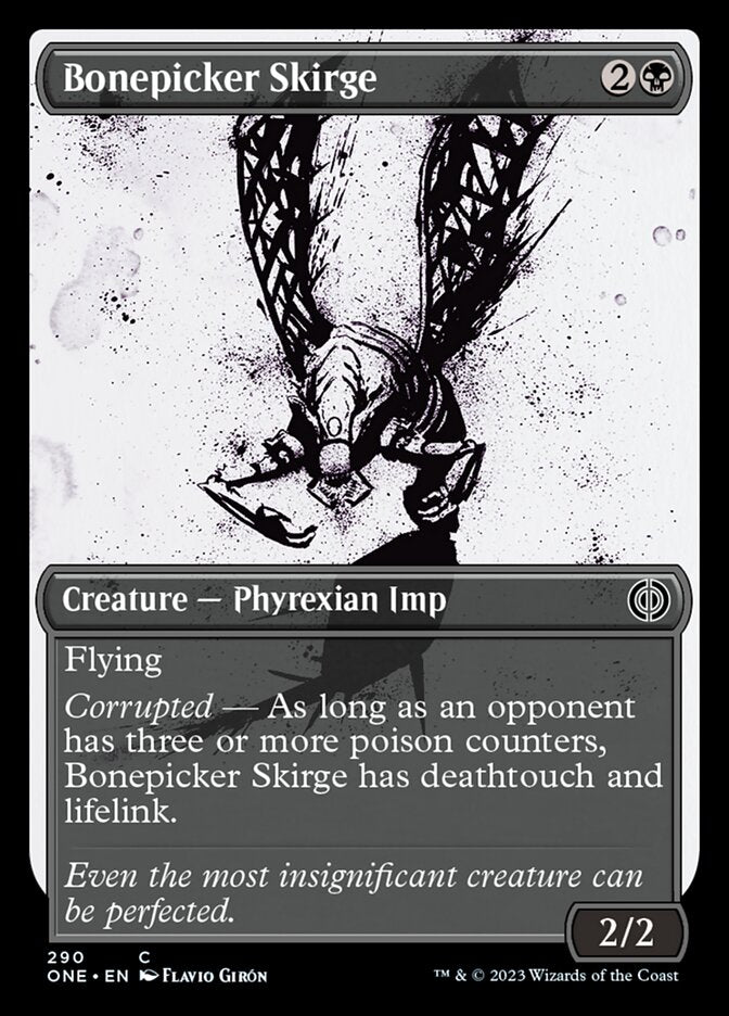 Bonepicker Skirge (Showcase Ichor) [Phyrexia: All Will Be One] | Cracking-Singles