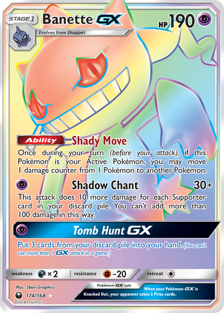 Banette GX (174/168) [Sun & Moon: Celestial Storm] | Cracking-Singles