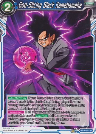 God-Slicing Black Kamehameha [BT10-057] | Cracking-Singles