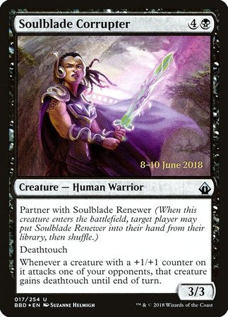 Soulblade Corrupter [Battlebond Promos] | Cracking-Singles