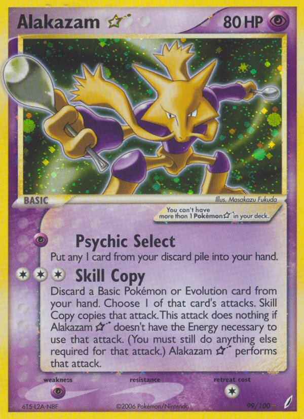 Alakazam Star (99/100) [EX: Crystal Guardians] | Cracking-Singles