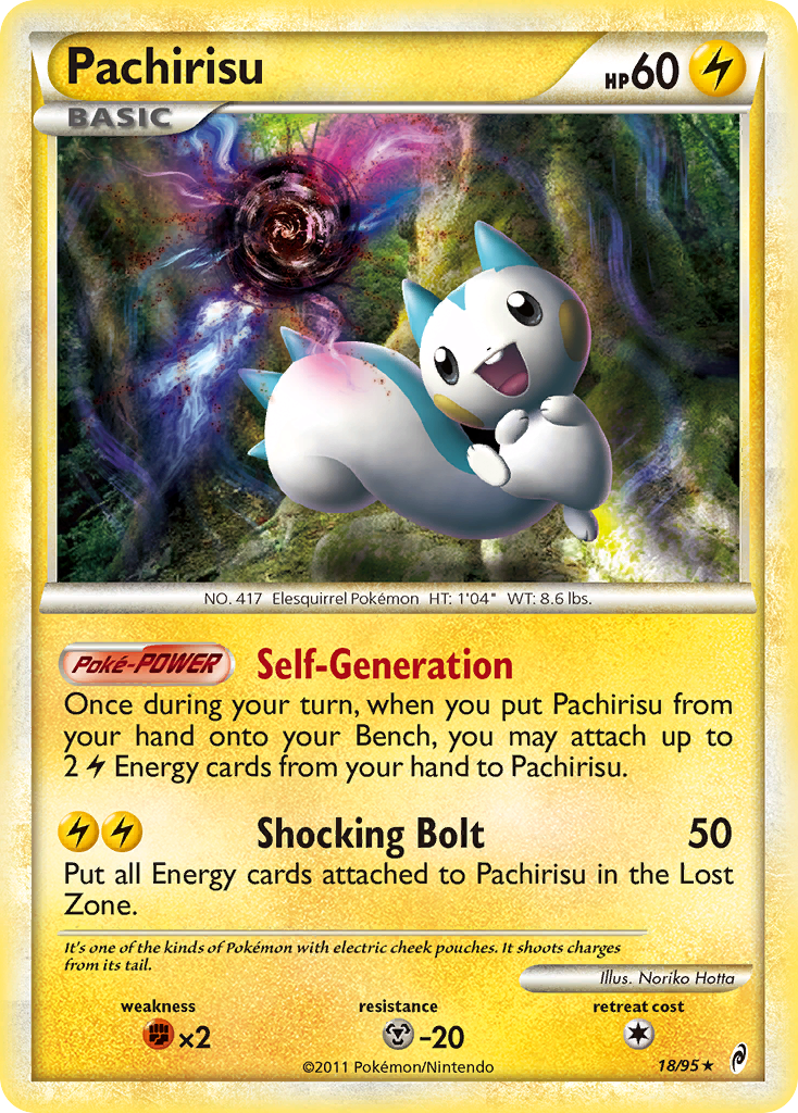 Pachirisu (18/95) [HeartGold & SoulSilver: Call of Legends] | Cracking-Singles