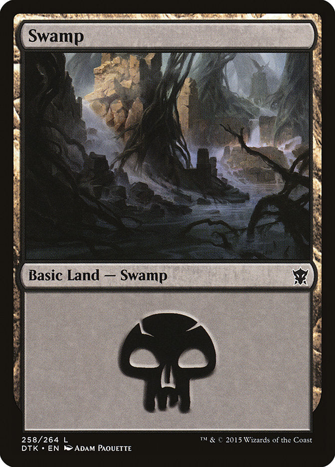 Swamp (258) [Dragons of Tarkir] | Cracking-Singles