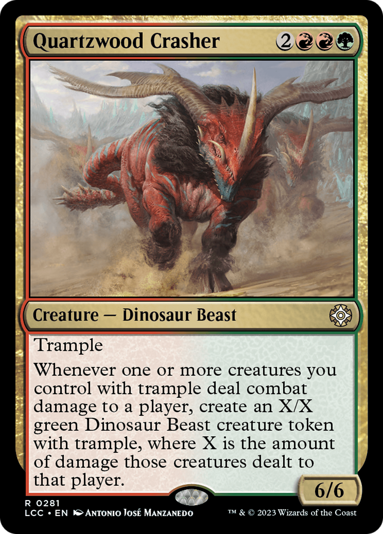 Quartzwood Crasher [The Lost Caverns of Ixalan Commander] | Cracking-Singles