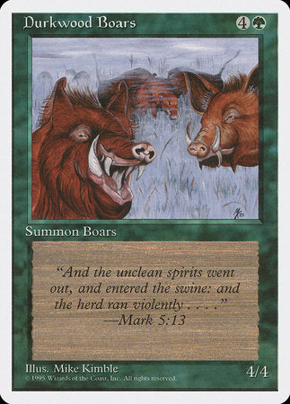 Durkwood Boars [Fourth Edition] | Cracking-Singles