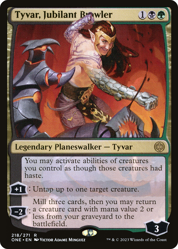 Tyvar, Jubilant Brawler [Phyrexia: All Will Be One] | Cracking-Singles