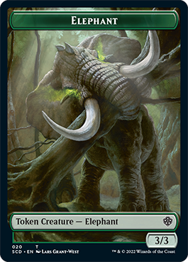 Elephant // Thopter Double-Sided Token [Starter Commander Decks] | Cracking-Singles