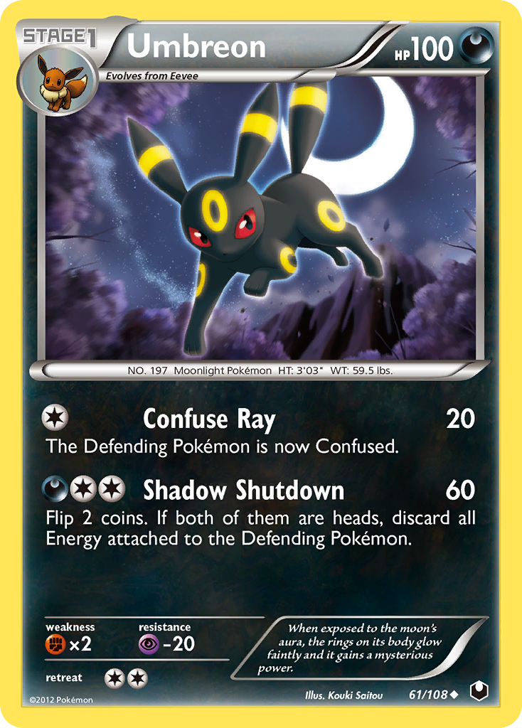 Umbreon (61/108) [Black & White: Dark Explorers] | Cracking-Singles