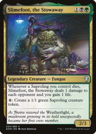 Slimefoot, the Stowaway [Dominaria] | Cracking-Singles