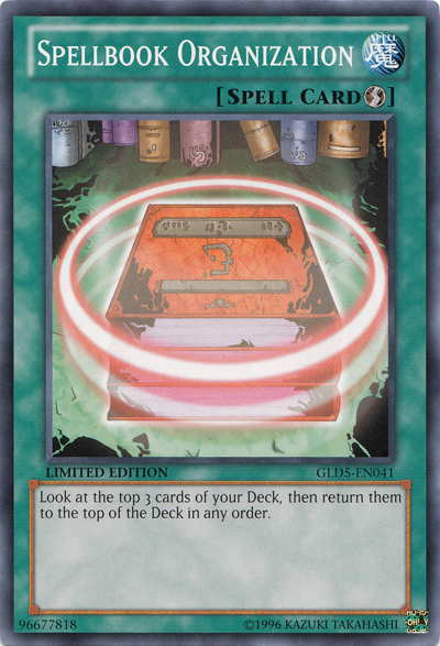 Spellbook Organization [GLD5-EN041] Common | Cracking-Singles