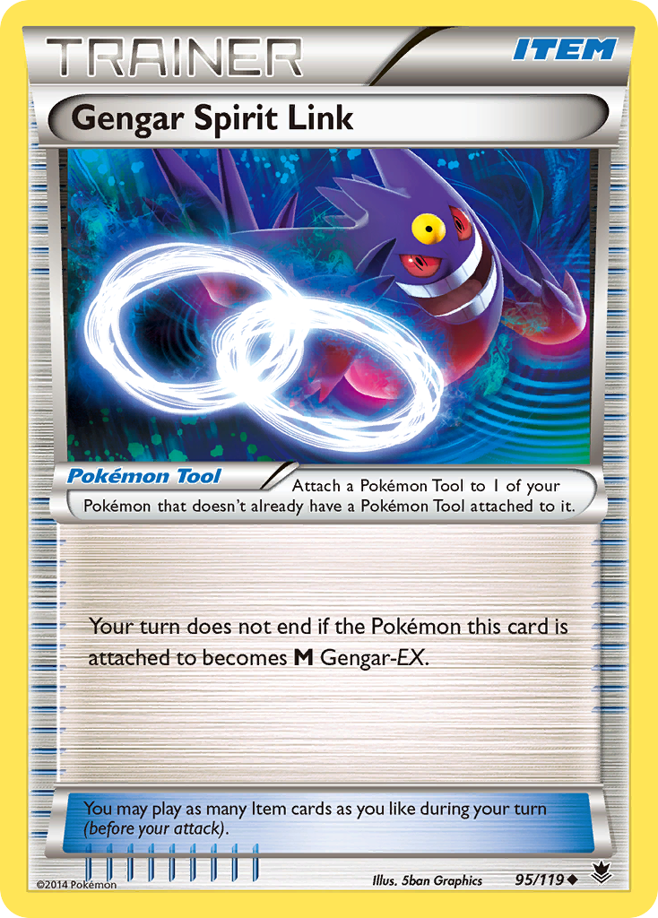 Gengar Spirit Link (95/119) [XY: Phantom Forces] | Cracking-Singles