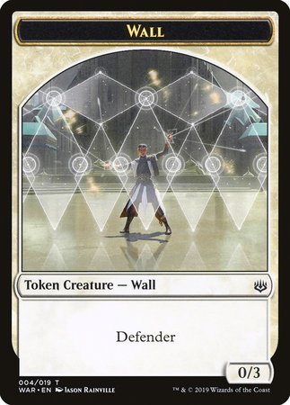 Wall Token [War of the Spark Tokens] | Cracking-Singles