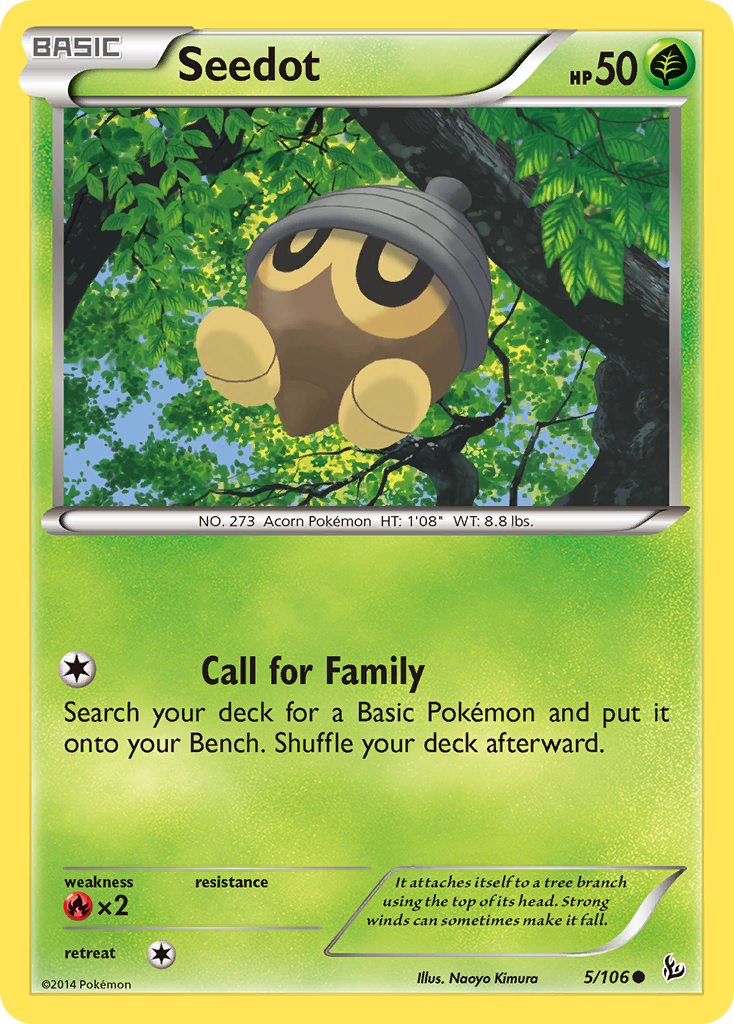 Seedot (5/106) [XY: Flashfire] | Cracking-Singles