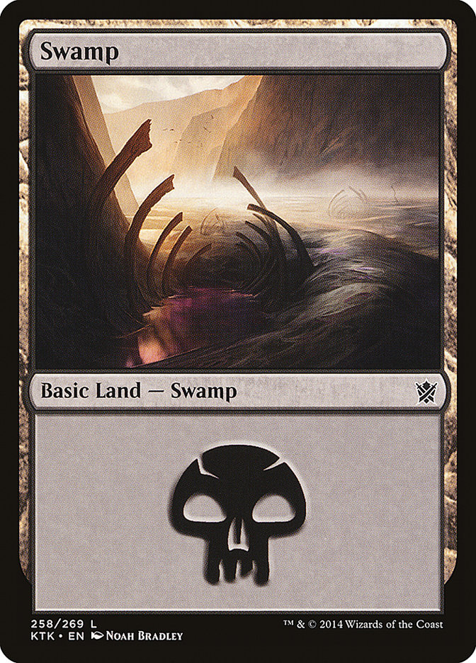 Swamp (258) [Khans of Tarkir] | Cracking-Singles