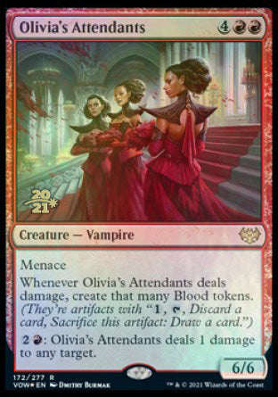 Olivia's Attendants [Innistrad: Crimson Vow Prerelease Promos] | Cracking-Singles