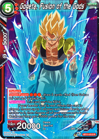 Gogeta, Fusion of the Gods [BT11-013] | Cracking-Singles