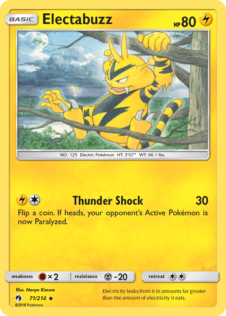 Electabuzz (71/214) [Sun & Moon: Lost Thunder] | Cracking-Singles