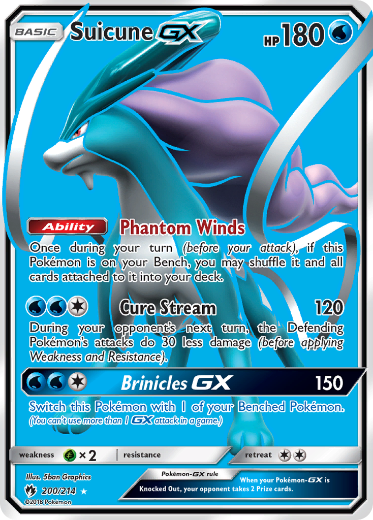 Suicune GX (200/214) [Sun & Moon: Lost Thunder] | Cracking-Singles