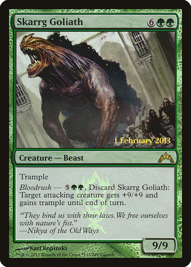 Skarrg Goliath (Launch) [Gatecrash Prerelease Promos] | Cracking-Singles