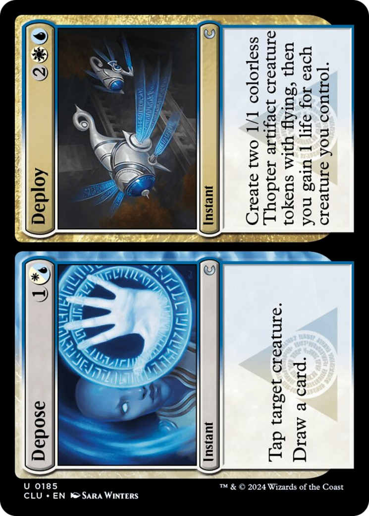 Depose // Deploy [Ravnica: Clue Edition] | Cracking-Singles