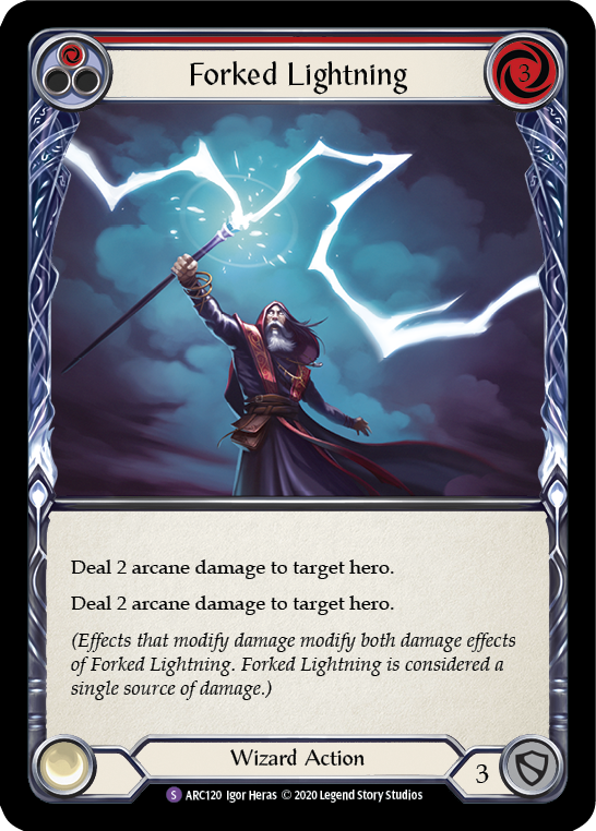 Forked Lightning [ARC120] Unlimited Edition Rainbow Foil | Cracking-Singles