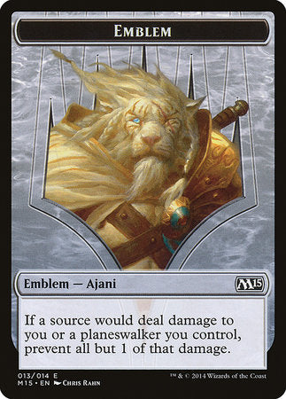 Emblem - Ajani Steadfast [Magic 2015 Tokens] | Cracking-Singles