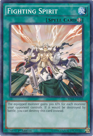 Fighting Spirit [BP03-EN155] Shatterfoil Rare | Cracking-Singles