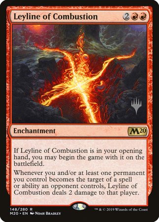 Leyline of Combustion [Core Set 2020 Promos] | Cracking-Singles